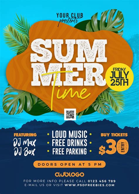 Summer Event Flyer | Event flyer, Flyer, Party flyer